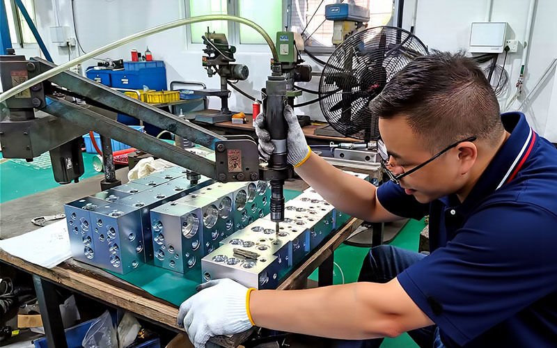 Dongguan Zhongwei Metal Products Co., Ltd خط تولید تولید کننده