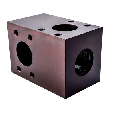CNC ماشین آلات آلومینیوم آهن ریخته شده هیدرولیک بلوک دریچه Manifold دریچه کنترل جریان