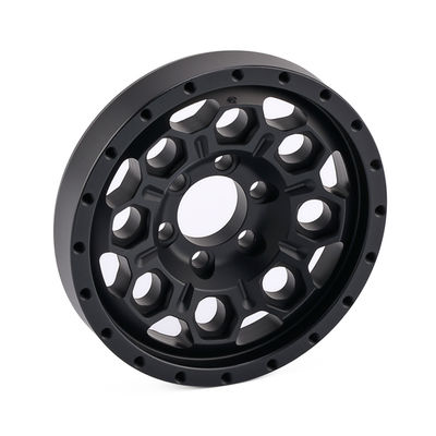 قطعات چرخ آلومینیوم آنودیزه سفارشی CNC چرخش و فریز برای قطعات خاص شکل پردازش توسط حرفه ای