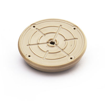 قطعات چرخش دقیق پلاستیکی POM PEEK CNC مقاوم در برابر خوردگی لوگو سفارشی